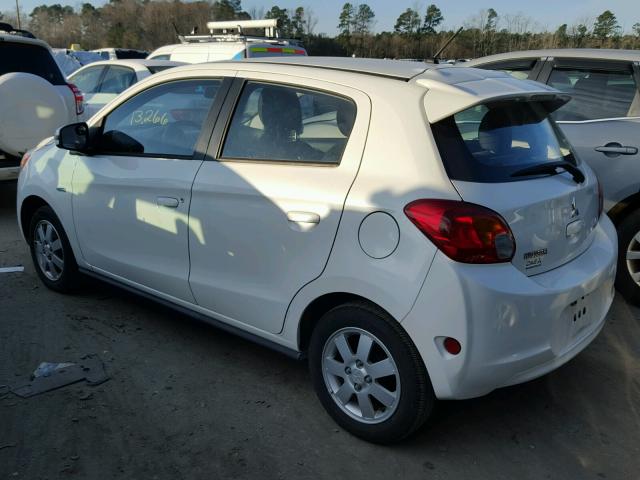 ML32A4HJ3FH051094 - 2015 MITSUBISHI MIRAGE ES WHITE photo 3