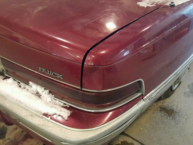 1G4BN52P2SR429989 - 1995 BUICK ROADMASTER BURGUNDY photo 9