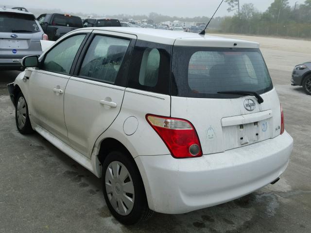 JTKKT624560154031 - 2006 TOYOTA SCION XA WHITE photo 3