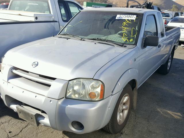 1N6DD26T93C446957 - 2003 NISSAN FRONTIER K SILVER photo 2