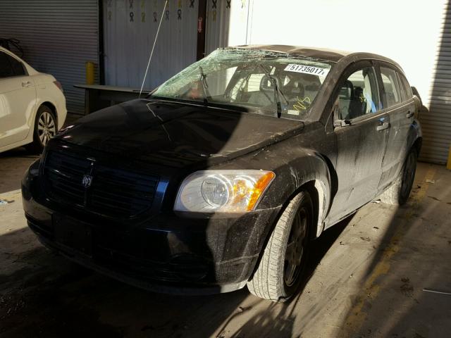 1B3HB28BX8D750817 - 2008 DODGE CALIBER BLACK photo 2