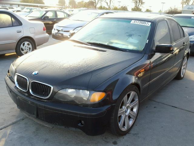 WBAET37482NJ18212 - 2002 BMW 325 I BLACK photo 2