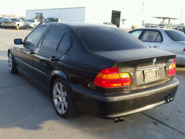 WBAET37482NJ18212 - 2002 BMW 325 I BLACK photo 3