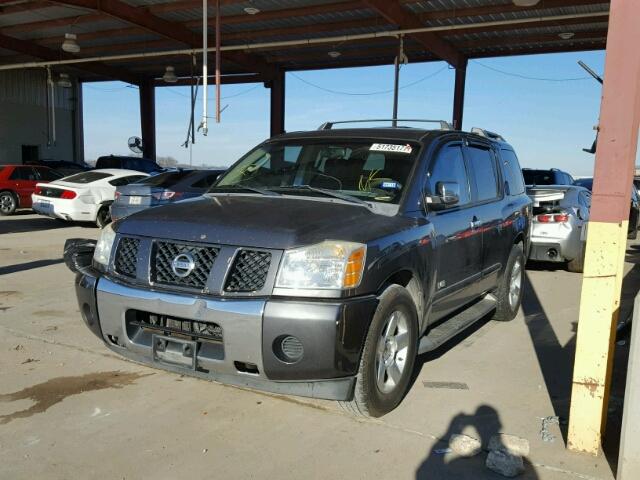 5N1AA08A75N738589 - 2005 NISSAN ARMADA SE GRAY photo 2