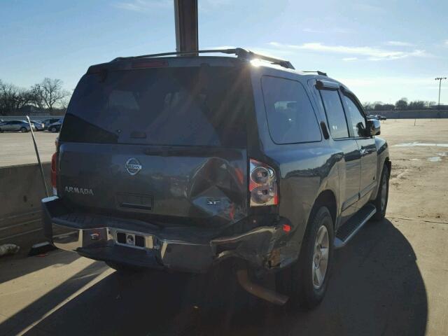 5N1AA08A75N738589 - 2005 NISSAN ARMADA SE GRAY photo 4