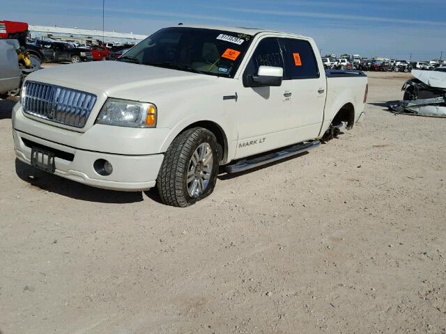 5LTPW16548FJ04003 - 2008 LINCOLN MARK LT WHITE photo 2