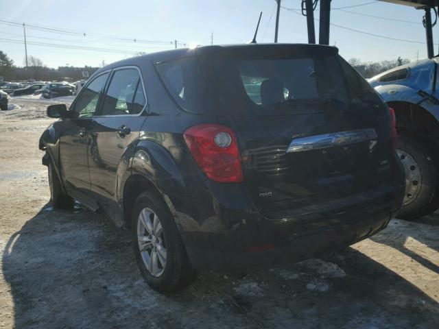 2GNFLCEKXD6326969 - 2013 CHEVROLET EQUINOX LS BLACK photo 3