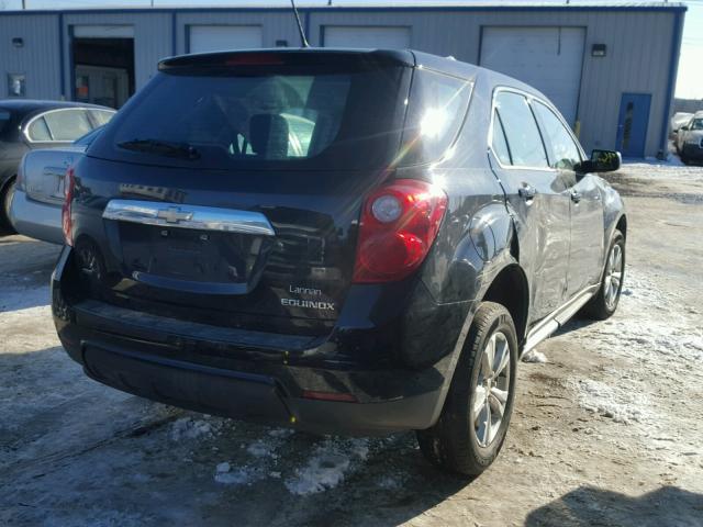 2GNFLCEKXD6326969 - 2013 CHEVROLET EQUINOX LS BLACK photo 4