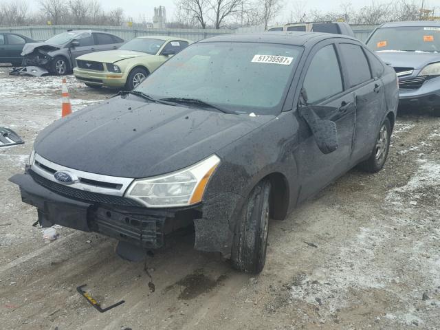 1FAHP36N69W243573 - 2009 FORD FOCUS SES BLACK photo 2