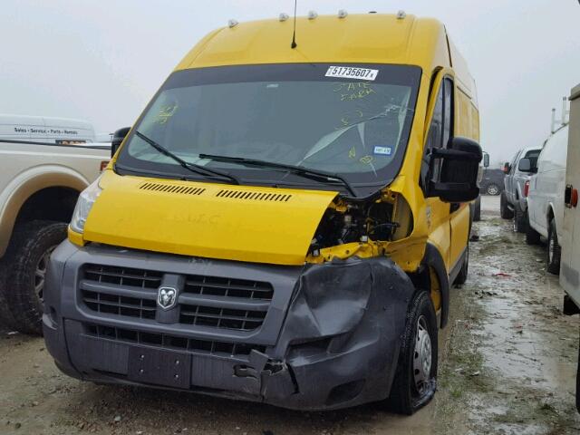 3C6TRVDG9JE108415 - 2018 RAM PROMASTER 黄色 照片 2
