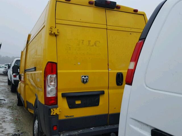 3C6TRVDG9JE108415 - 2018 RAM PROMASTER 黄色 照片 3