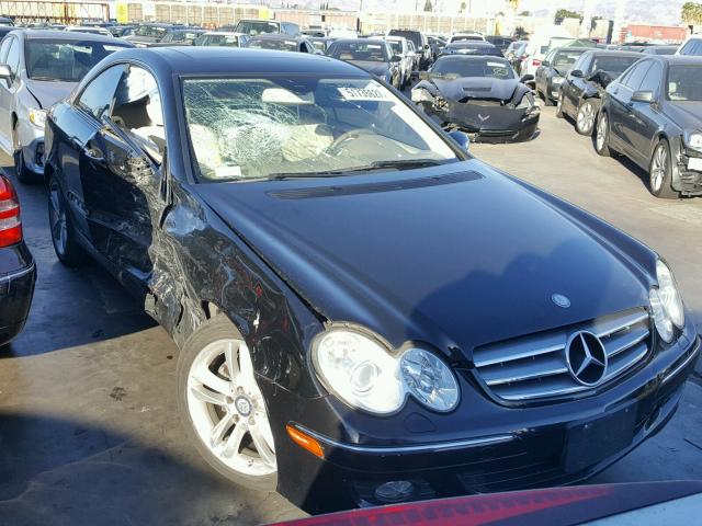 WDBTJ56H49F261659 - 2009 MERCEDES-BENZ CLK 350 BLACK photo 1