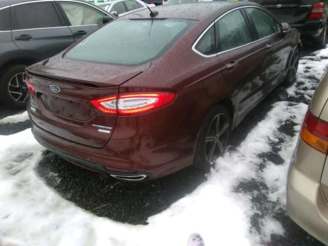 3FA6P0K95FR171665 - 2015 FORD FUSION TIT BURGUNDY photo 4