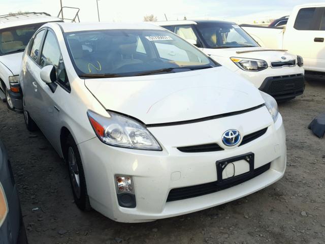 JTDKN3DU2A1302717 - 2010 TOYOTA PRIUS WHITE photo 1