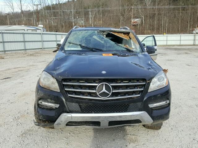 4JGDA5HB2CA029057 - 2012 MERCEDES-BENZ ML 350 4MA BLACK photo 9