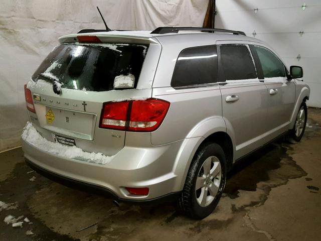 3C4PDDBG5CT285659 - 2012 DODGE JOURNEY SX SILVER photo 4