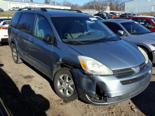 5TDZA23C24S176346 - 2004 TOYOTA SIENNA CE BLUE photo 1