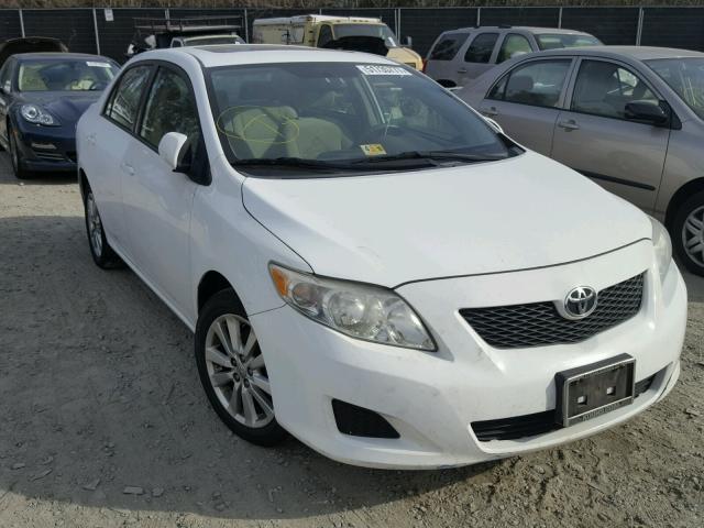 1NXBU40E39Z080699 - 2009 TOYOTA COROLLA BA WHITE photo 1