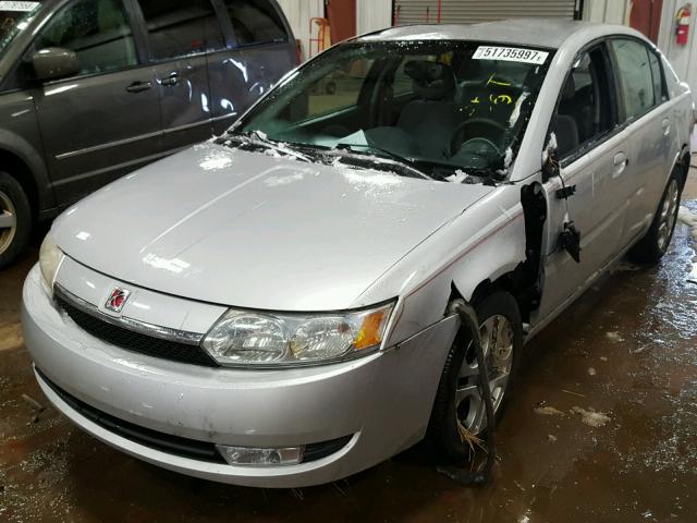 1G8AL52F84Z231542 - 2004 SATURN ION LEVEL SILVER photo 2