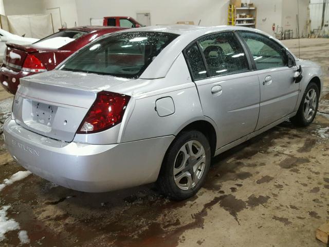 1G8AL52F84Z231542 - 2004 SATURN ION LEVEL SILVER photo 4