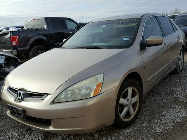 1HGCM56705A047437 - 2005 HONDA ACCORD EX GOLD photo 2