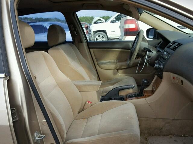 1HGCM56705A047437 - 2005 HONDA ACCORD EX GOLD photo 5