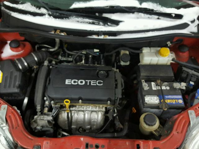 KL1TD56E99B402819 - 2009 CHEVROLET AVEO LS 红色 照片 7