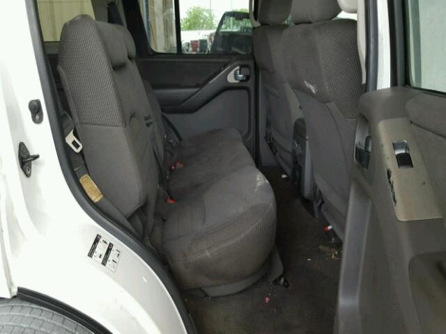 5N1AR18U08C602295 - 2008 NISSAN PATHFINDER WHITE photo 6