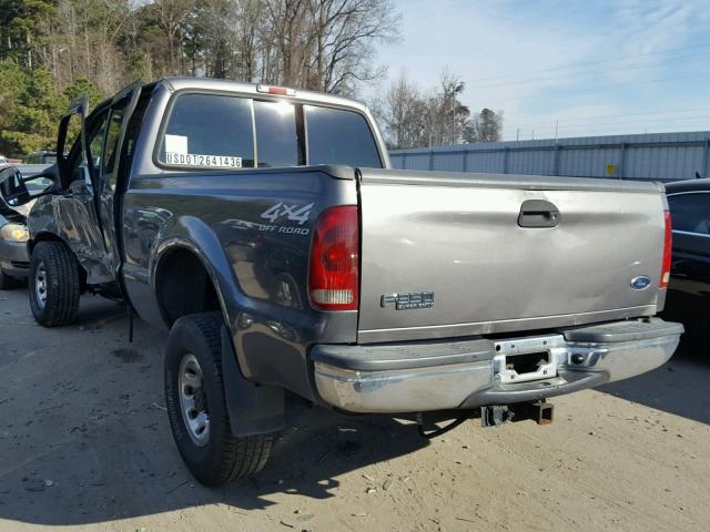 1FTSW31F62EB47246 - 2002 FORD F350 SRW S GRAY photo 3