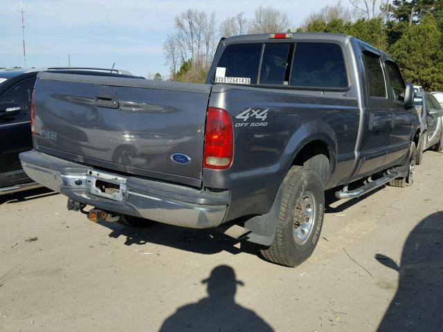 1FTSW31F62EB47246 - 2002 FORD F350 SRW S GRAY photo 4