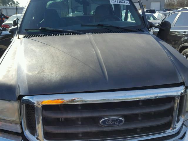 1FTSW31F62EB47246 - 2002 FORD F350 SRW S GRAY photo 7