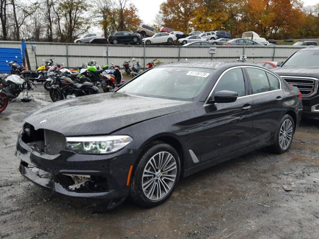 WBAJA7C56JWC74643 - 2018 BMW 530 XI BLACK photo 2