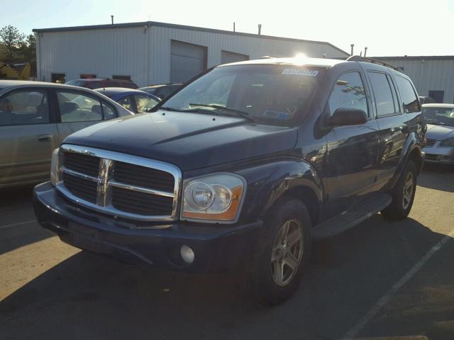 1D4HB48N04F168098 - 2004 DODGE DURANGO SL BLUE photo 2