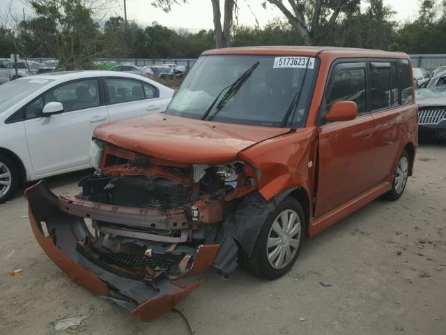 JTLKT324140163381 - 2004 TOYOTA SCION XB ORANGE photo 2