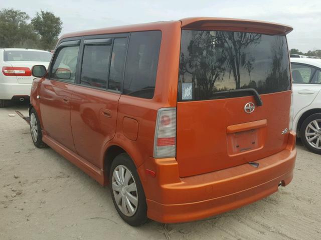 JTLKT324140163381 - 2004 TOYOTA SCION XB ORANGE photo 3