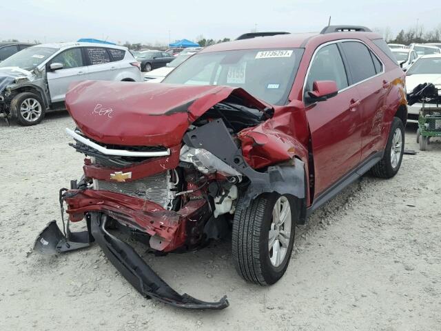 2GNALDEK3D1153258 - 2013 CHEVROLET EQUINOX LT RED photo 2