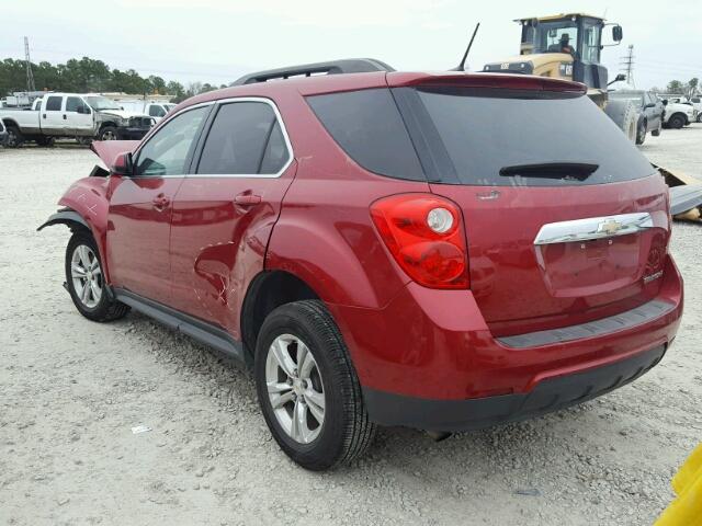 2GNALDEK3D1153258 - 2013 CHEVROLET EQUINOX LT RED photo 3