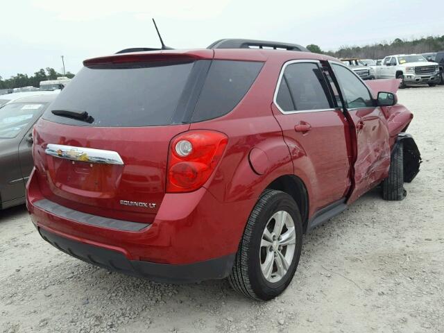 2GNALDEK3D1153258 - 2013 CHEVROLET EQUINOX LT RED photo 4