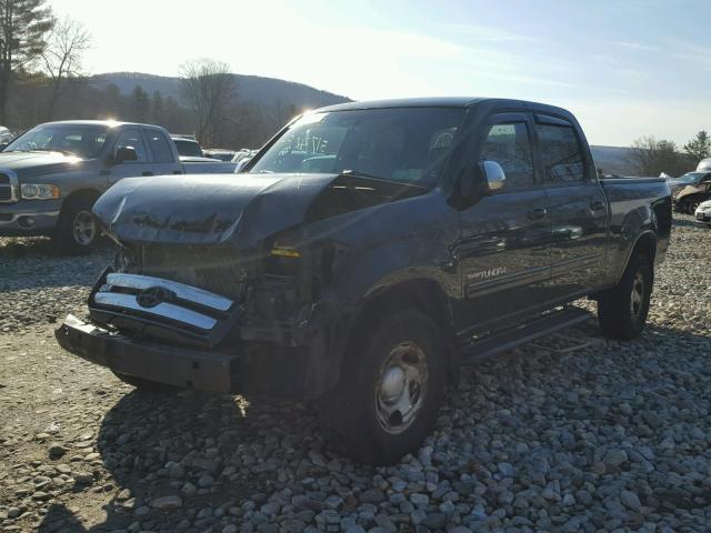 5TBDT44146S533356 - 2006 TOYOTA TUNDRA DOU BLACK photo 2