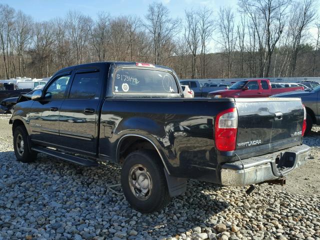 5TBDT44146S533356 - 2006 TOYOTA TUNDRA DOU BLACK photo 3