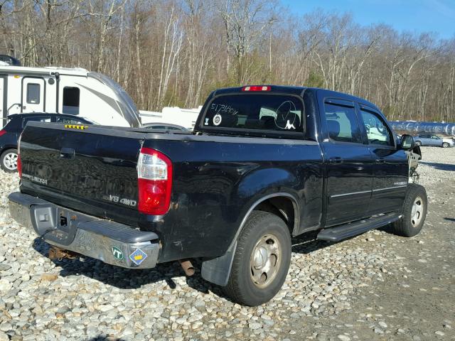 5TBDT44146S533356 - 2006 TOYOTA TUNDRA DOU BLACK photo 4