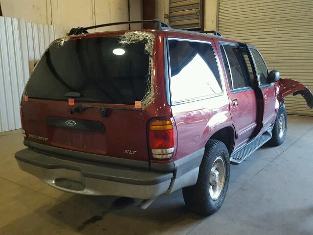 1FMZU34E3XUB05245 - 1999 FORD EXPLORER MAROON photo 4