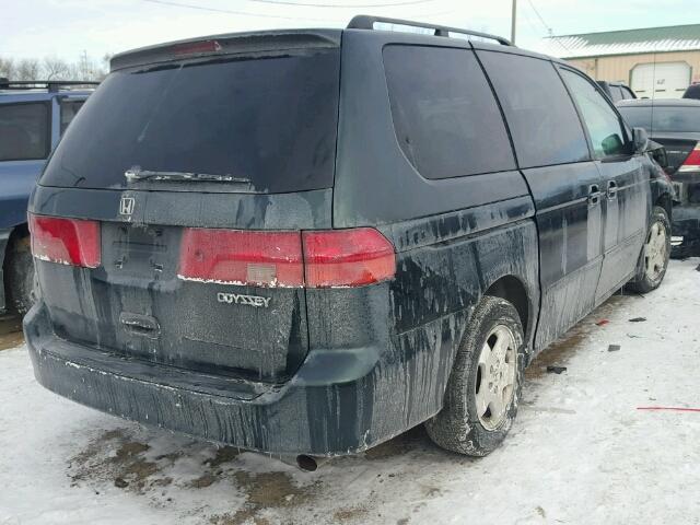 2HKRL18651H005633 - 2001 HONDA ODYSSEY EX GREEN photo 4