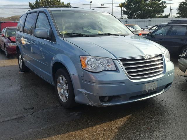 2A8HR54P98R745076 - 2008 CHRYSLER TOWN & COU BLUE photo 1