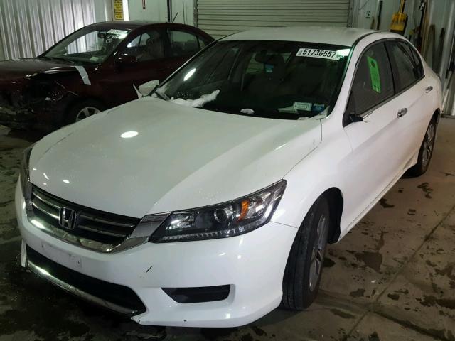 1HGCR2F39FA244332 - 2015 HONDA ACCORD LX WHITE photo 2