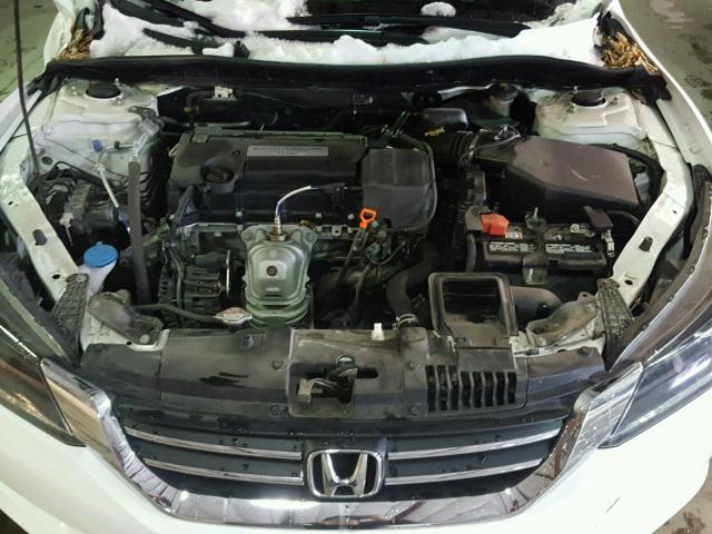 1HGCR2F39FA244332 - 2015 HONDA ACCORD LX WHITE photo 7