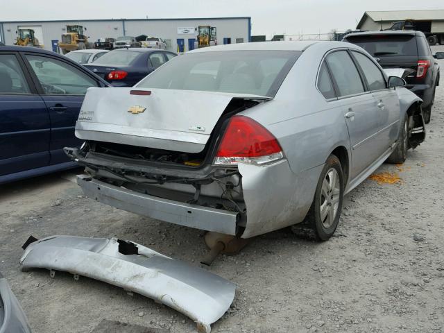 2G1WF5EK3B1154380 - 2011 CHEVROLET IMPALA LS SILVER photo 4