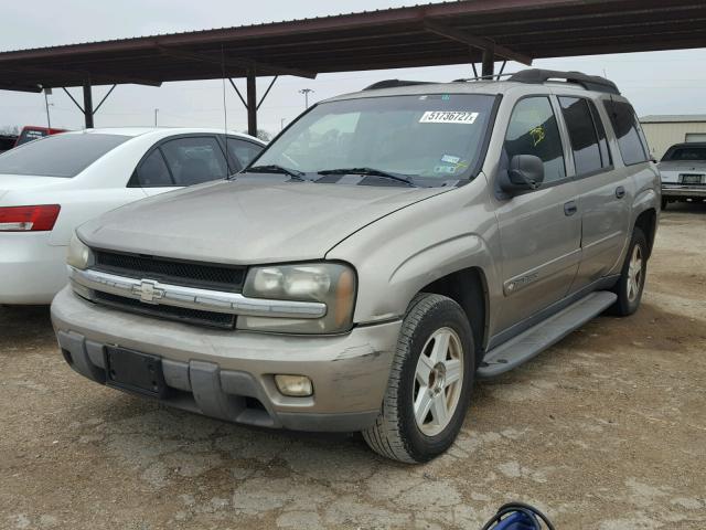 1GNES16S236101788 - 2003 CHEVROLET TRAILBLAZE TAN photo 2