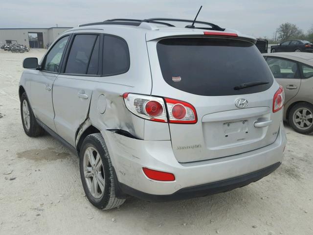 5XYZHDAG6CG120452 - 2012 HYUNDAI SANTA FE S SILVER photo 3