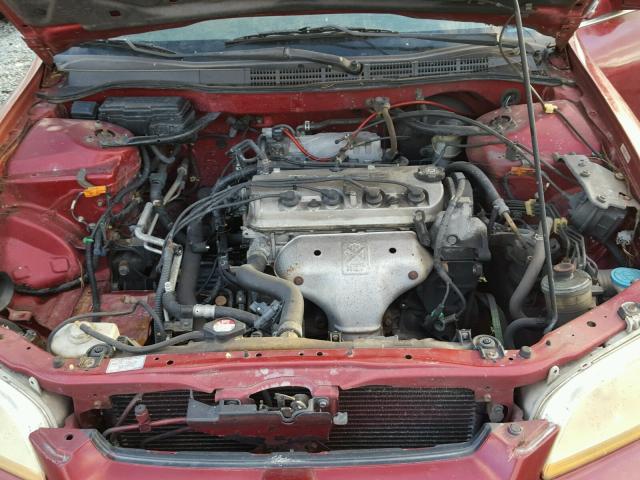 JHMCG5670YC020168 - 2000 HONDA ACCORD SE RED photo 7